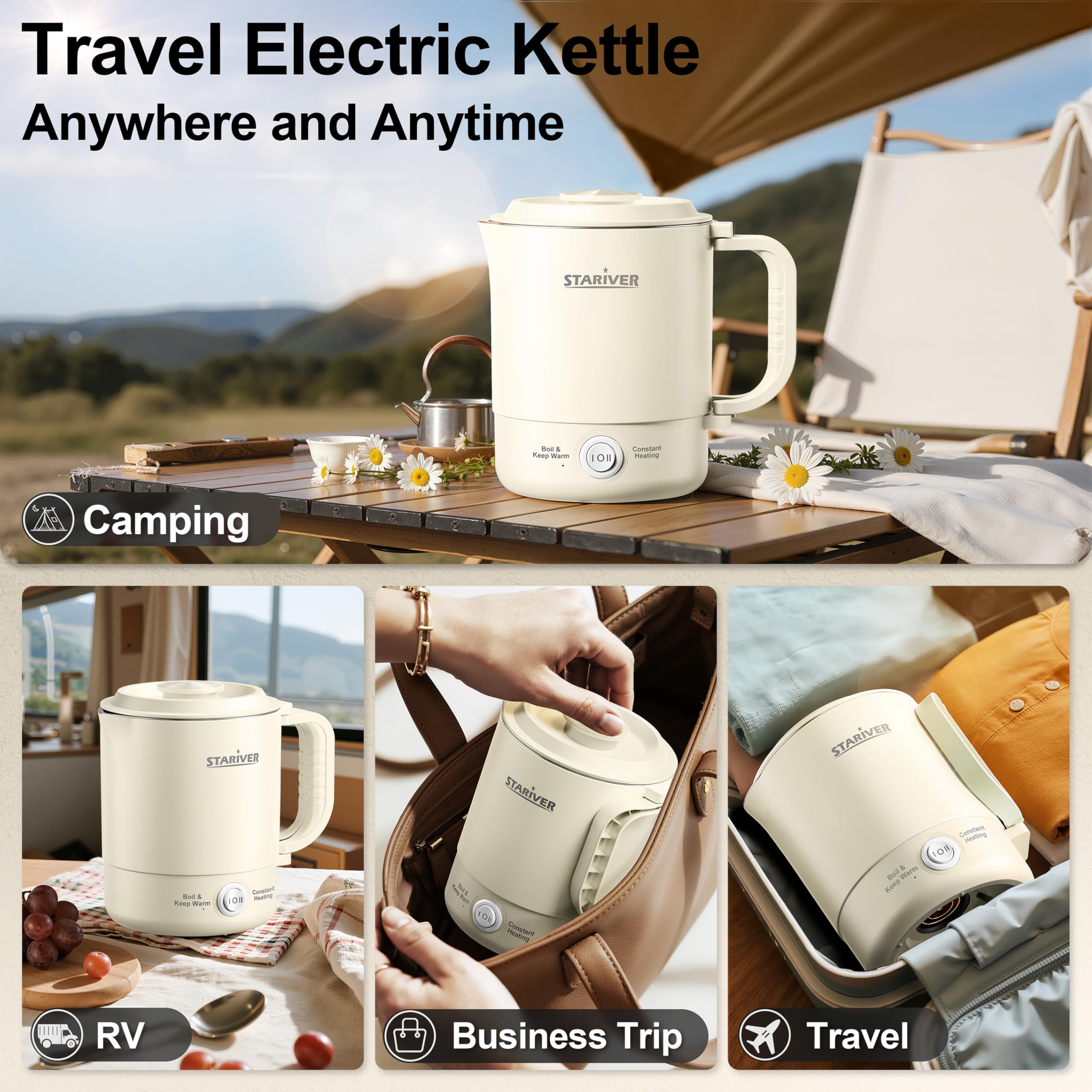 Stariver constant heating mode ideal for noodles or oatmeal.