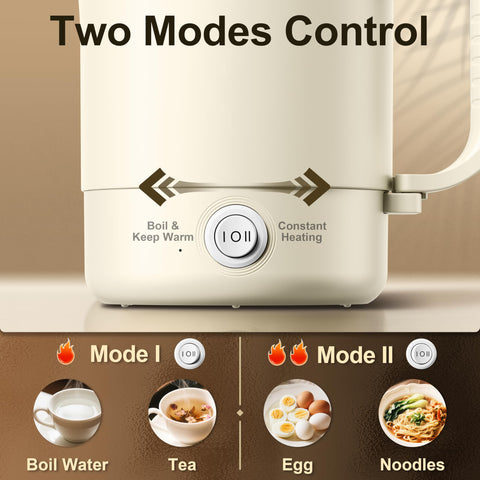 Stariver dual modes boil and keep warm for versatile use.