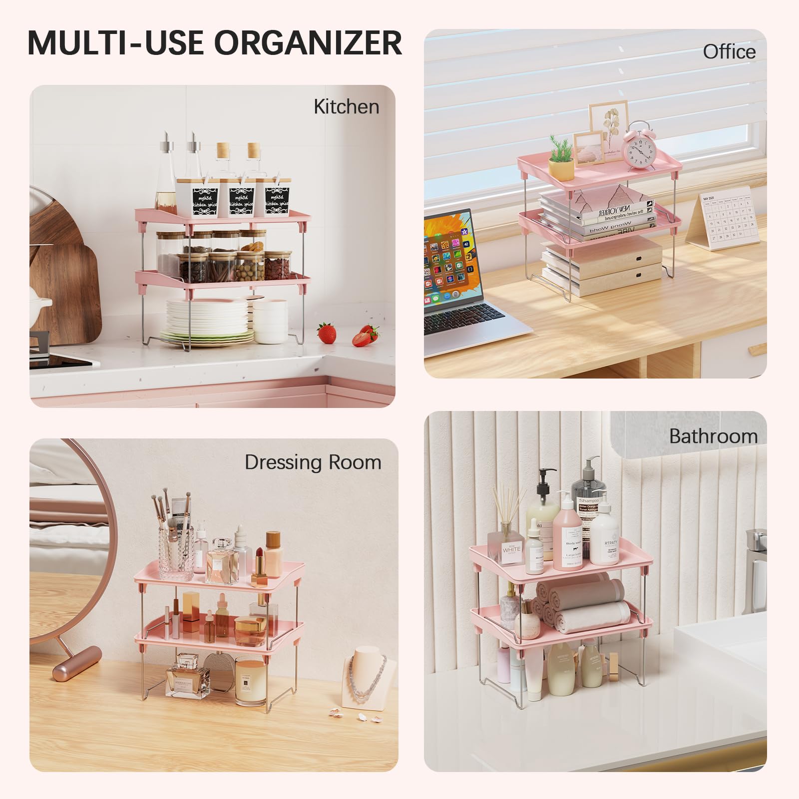 STARLATTA bathroom organizer on sink for tidy essentials
