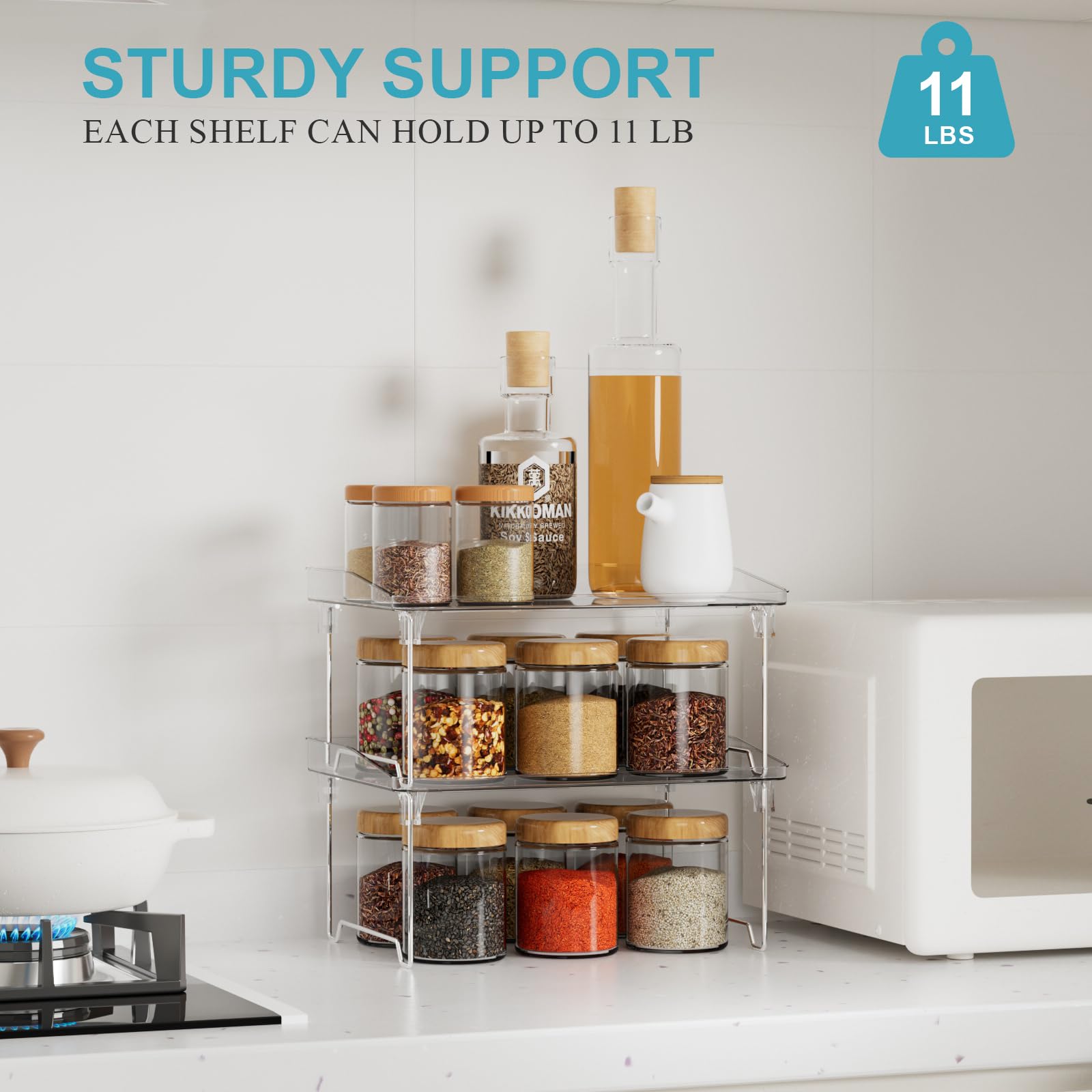 STARLATTA bathroom organizer helps small spaces store toiletries with style.