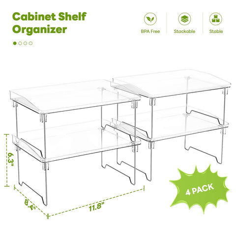 STARLATTA double-layer spice rack maximizing vertical pantry space.