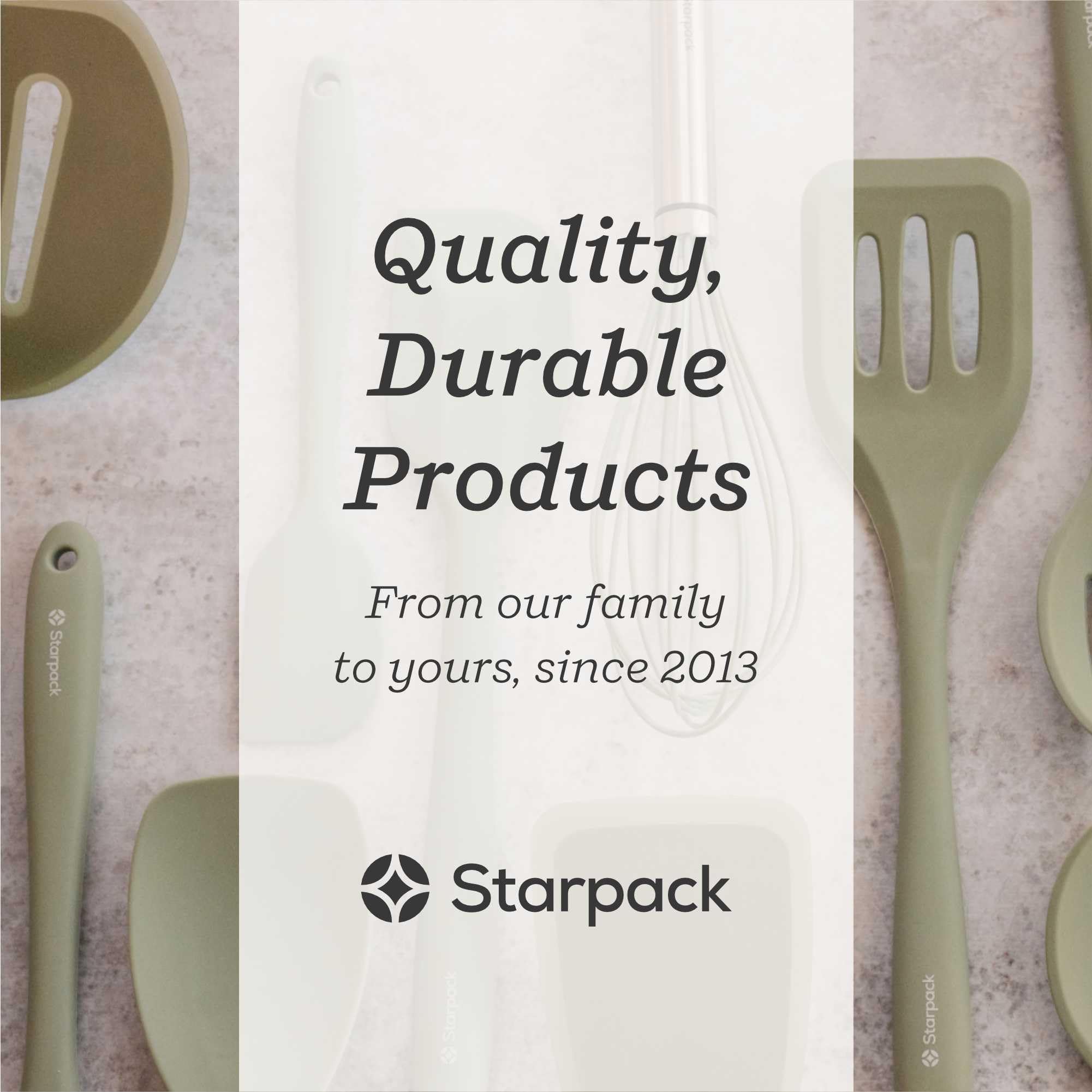 StarPack Home All Rounder spoonula safely scrapes nonstick ceramic pans.
