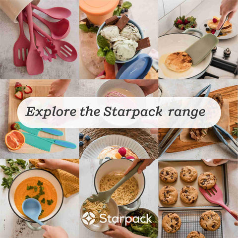 StarPack Home All Rounder spoonula packaging made from plant-based materials.