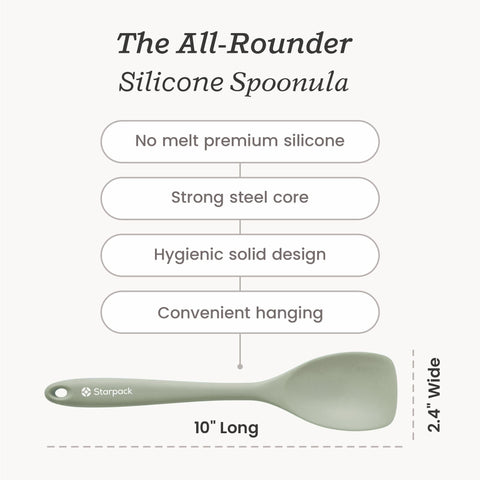 StarPack Home All Rounder spoonula in upgraded silicone colors for vibrant kitchens.