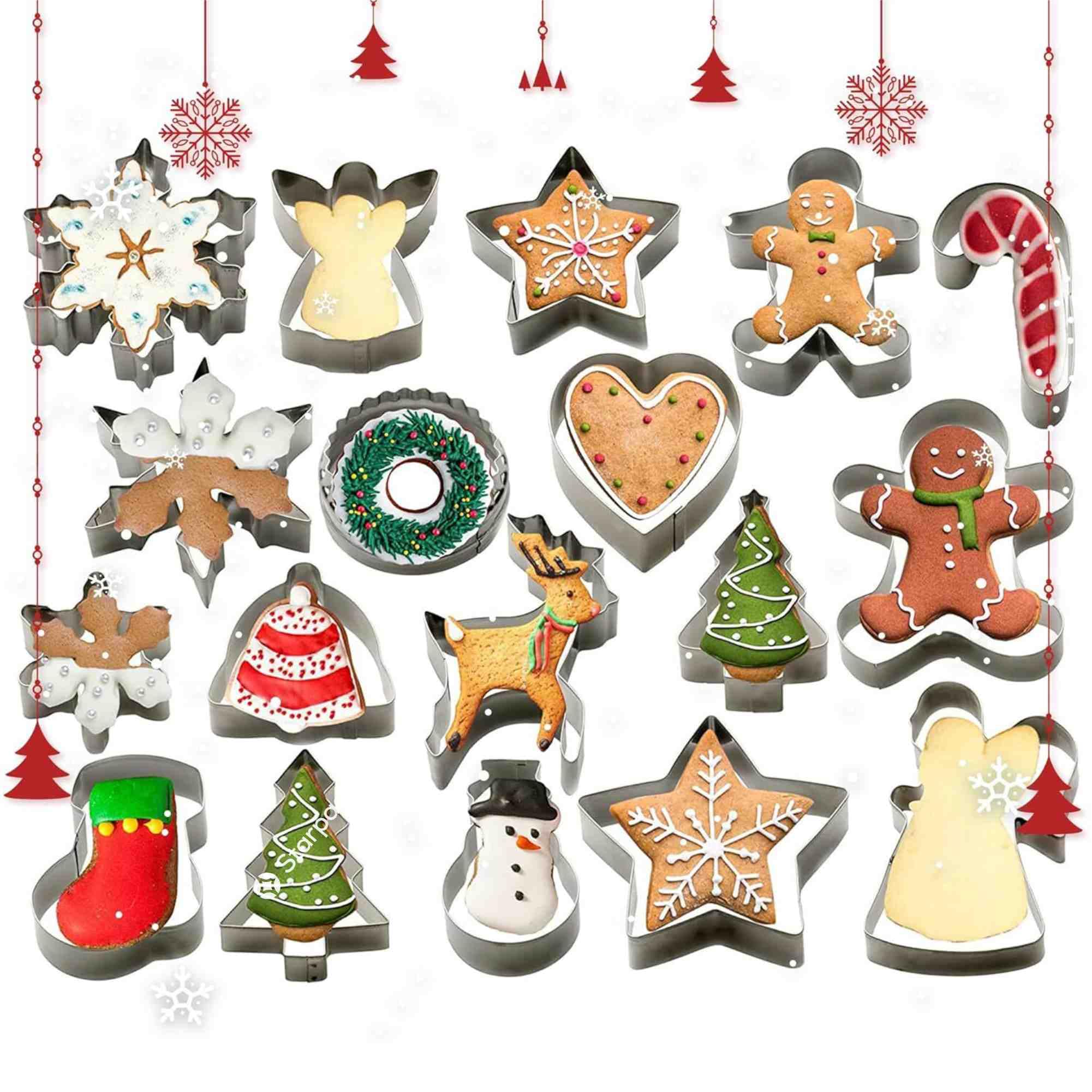 StarPack Bake Me Happy gingerbread-man cutters for quick festive cookies