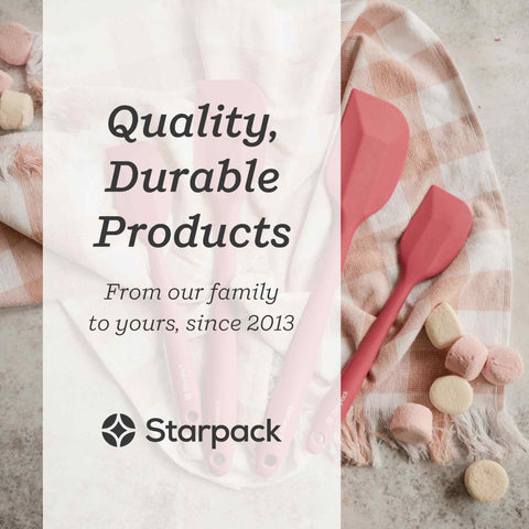 StarPack ergonomic spatula handle for comfortable cooking