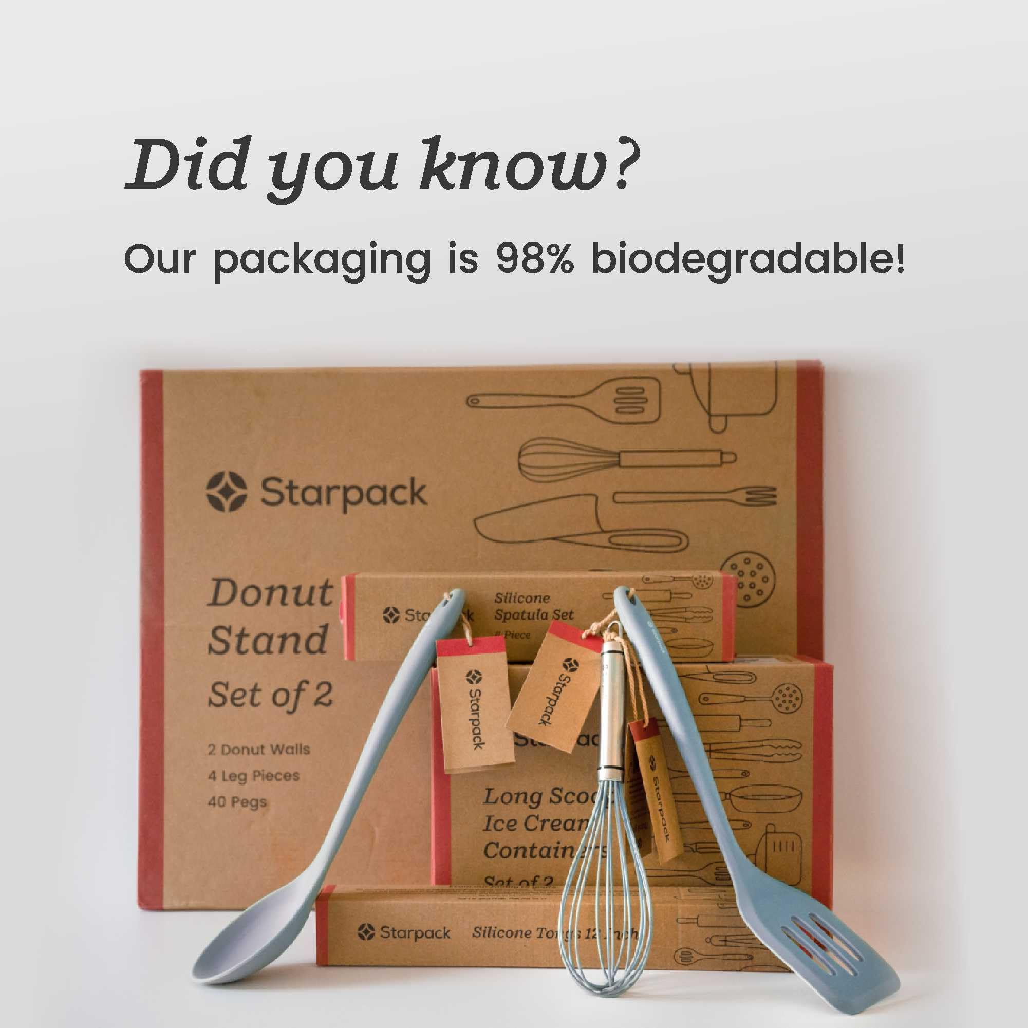 StarPack Finger Loving knives are dishwasher safe for quick cleanup.