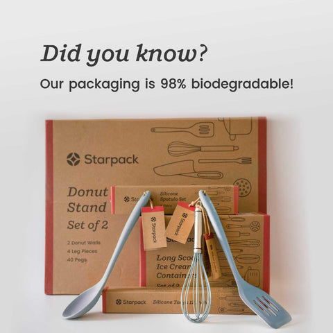 StarPack Finger Loving knives are dishwasher safe for quick cleanup.
