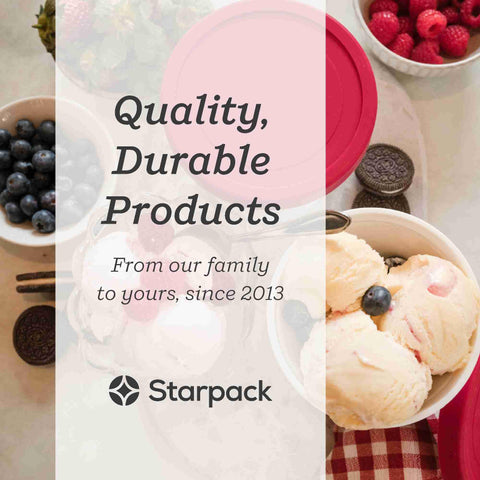 StarPack Home Freeze the Day freezer-safe design keeps ice cream fresher for longer.