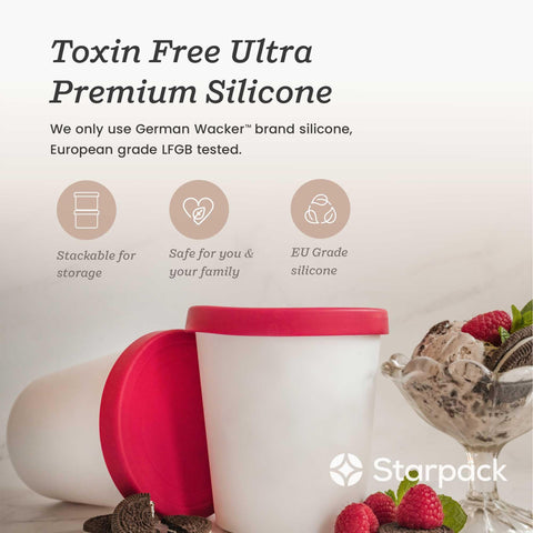 StarPack Home Freeze the Day stackable design saves space in your freezer.