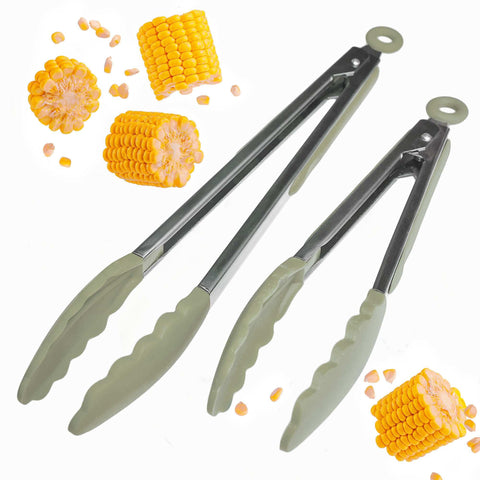 StarPack Home Get a Grip 9-inch tong for precise flipping.