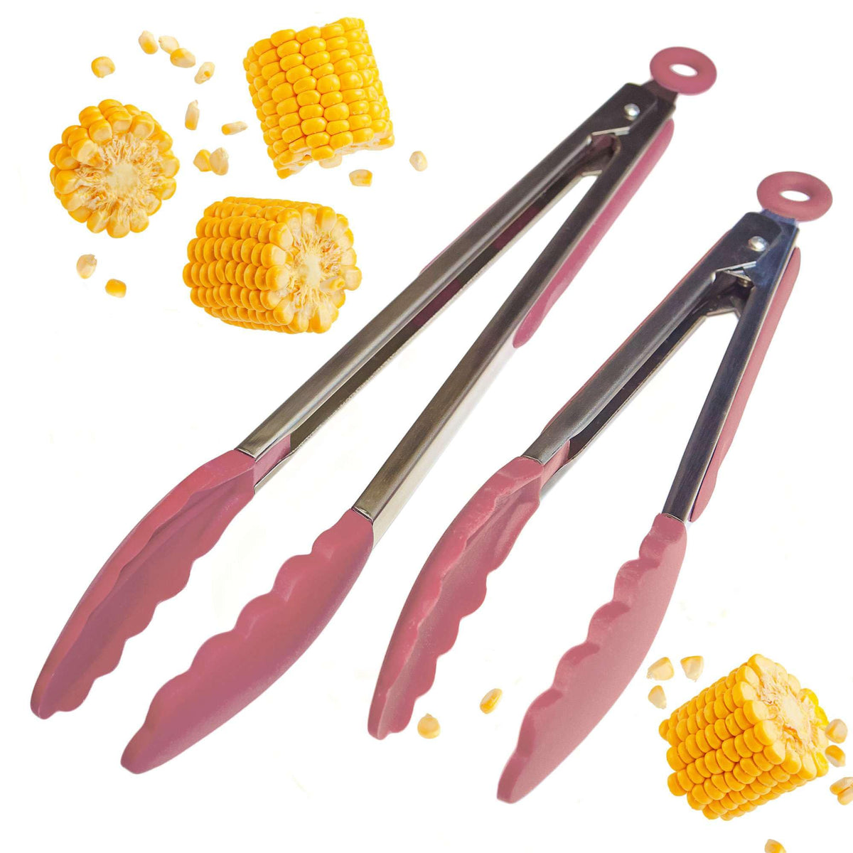 StarPack Home Get a Grip 9-inch tongs offer a secure grip for cooking and serving