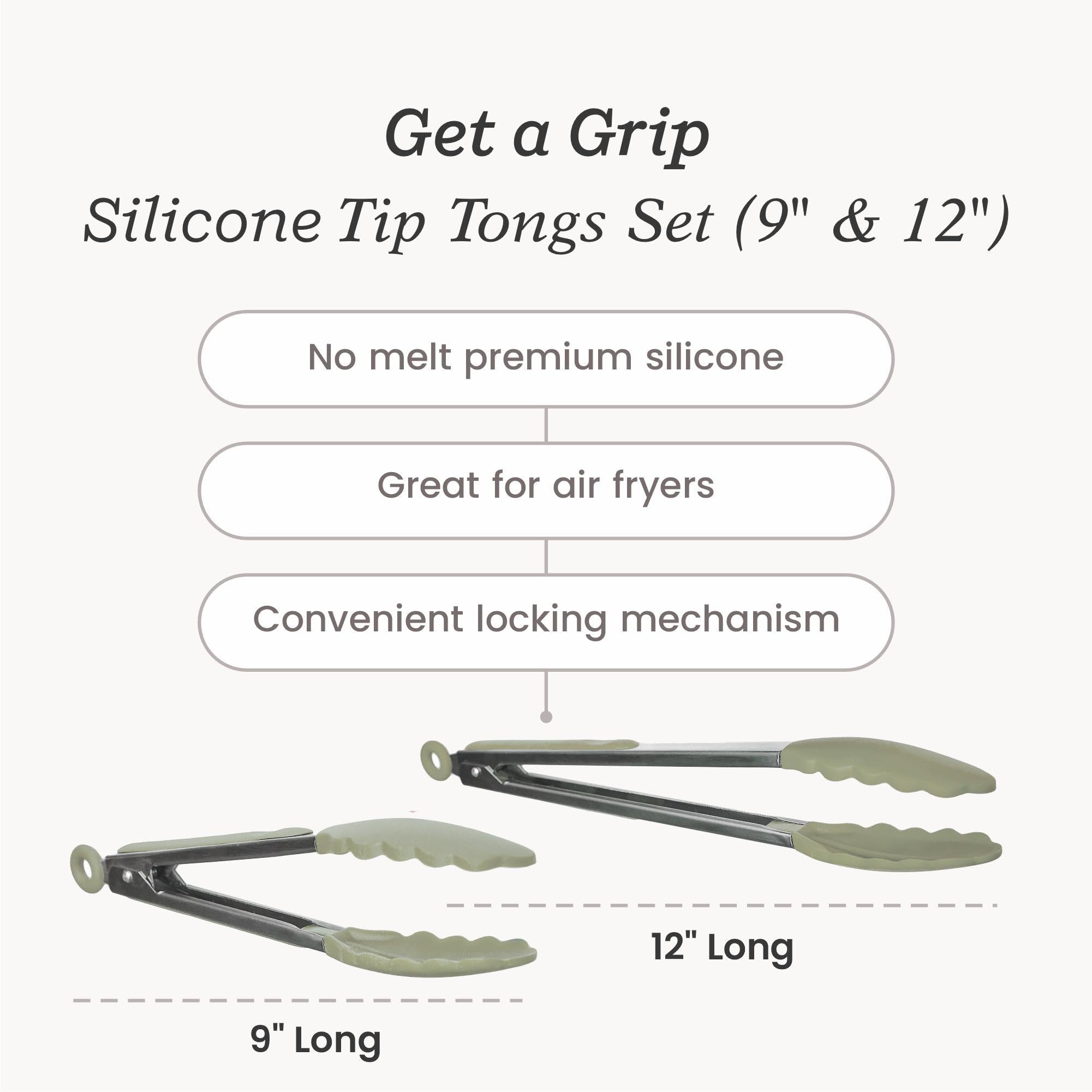 StarPack Home Get a Grip silicone tips protect nonstick cookware.