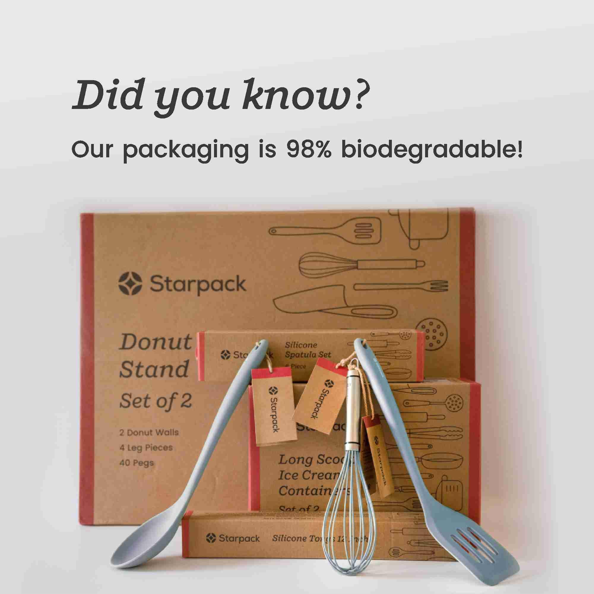StarPack Home dishwasher-safe tongs simplify cleanup after cooking.