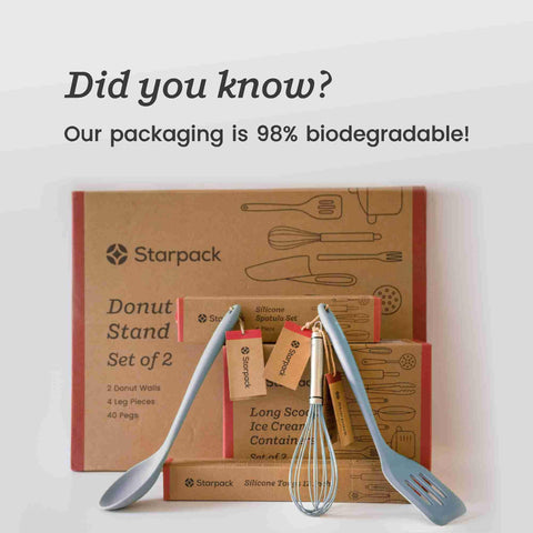 StarPack Home dishwasher-safe tongs simplify cleanup after cooking.