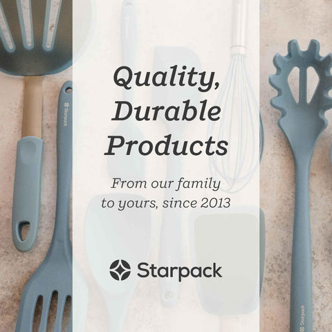 StarPack Home Head Turner spatula is dishwasher safe for easy cleanup.