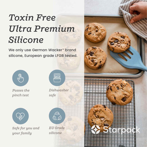 StarPack Home Head Turner combines stainless steel core with silicone outer layer.