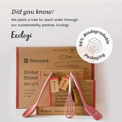 Heat resistant up to 480°F StarPack Home silicone tongs.