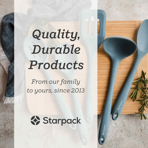 StarPack Stir and Serve utensils withstand heat up to 600°F.
