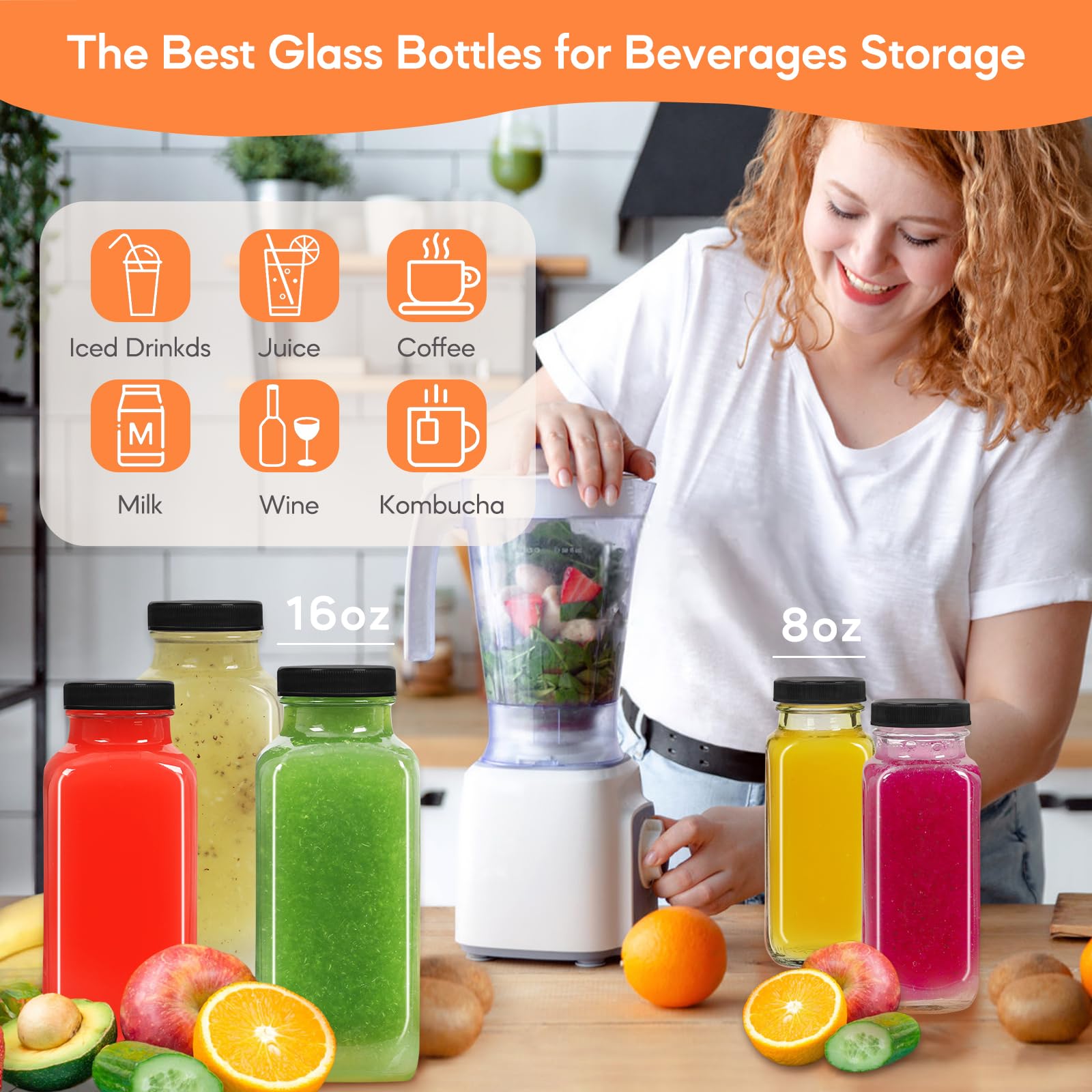 STARSIDE color coded labels help organize beverages at a glance