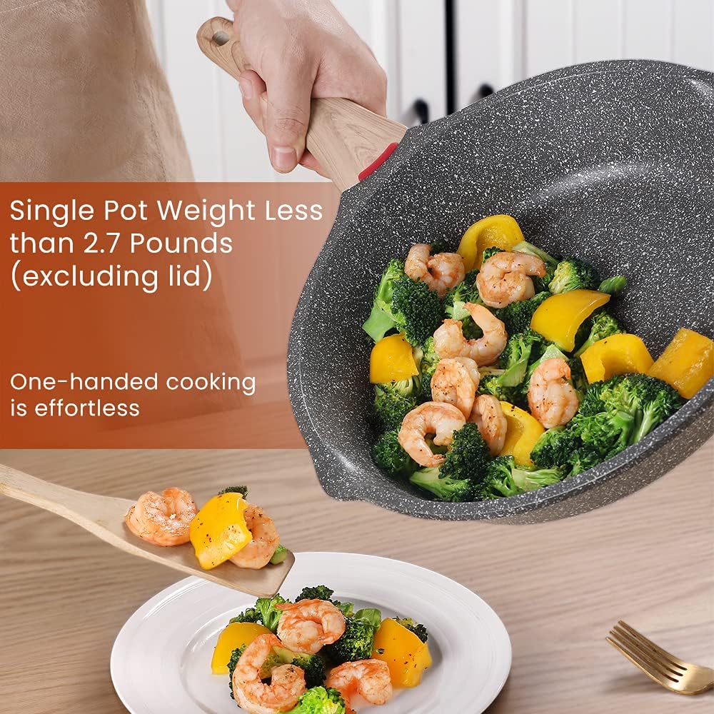 Starunder pan bottom design delivers fast, even heat across cooking surfaces