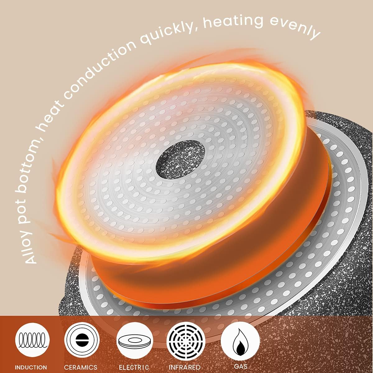 Starunder skillet after-use cleanup ready with quick rinse and wipe