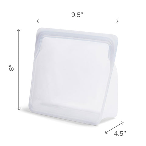 Stasher Aqua Stand-Up Mega Bag oven-safe up to 425°F