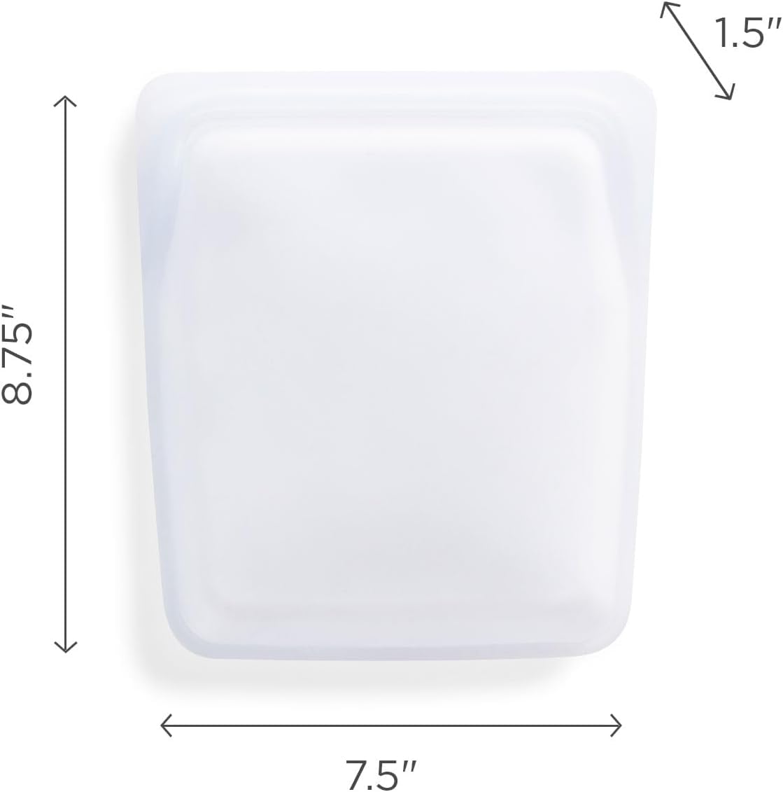 Stasher freezer-safe bag preserves ingredients for later meals.