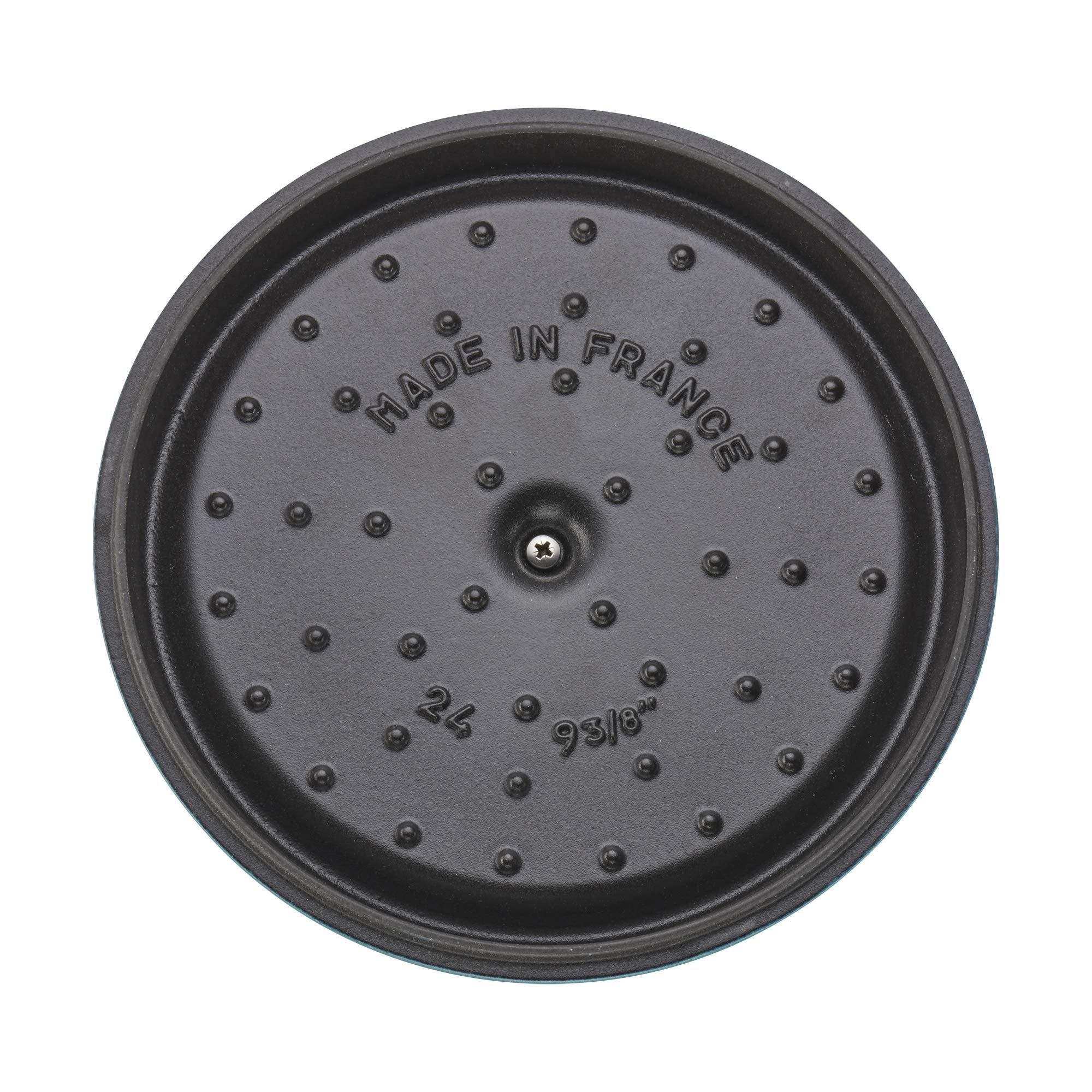 STAUB turquoise enamel finish enhances kitchen to table presentation