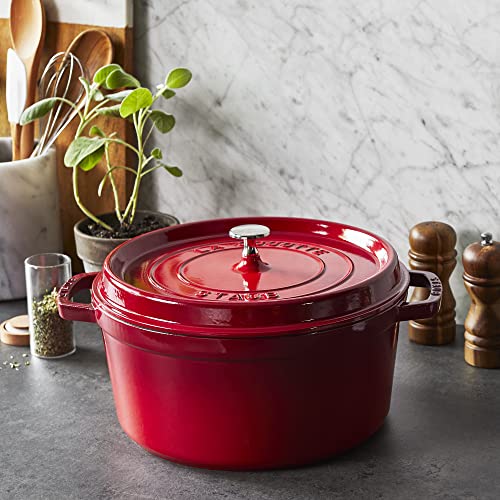 STAUB hand-wash recommended to maintain enamel shine.