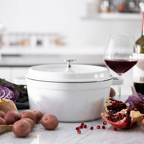 Lid safe to 500F enables oven braising and slower cooks