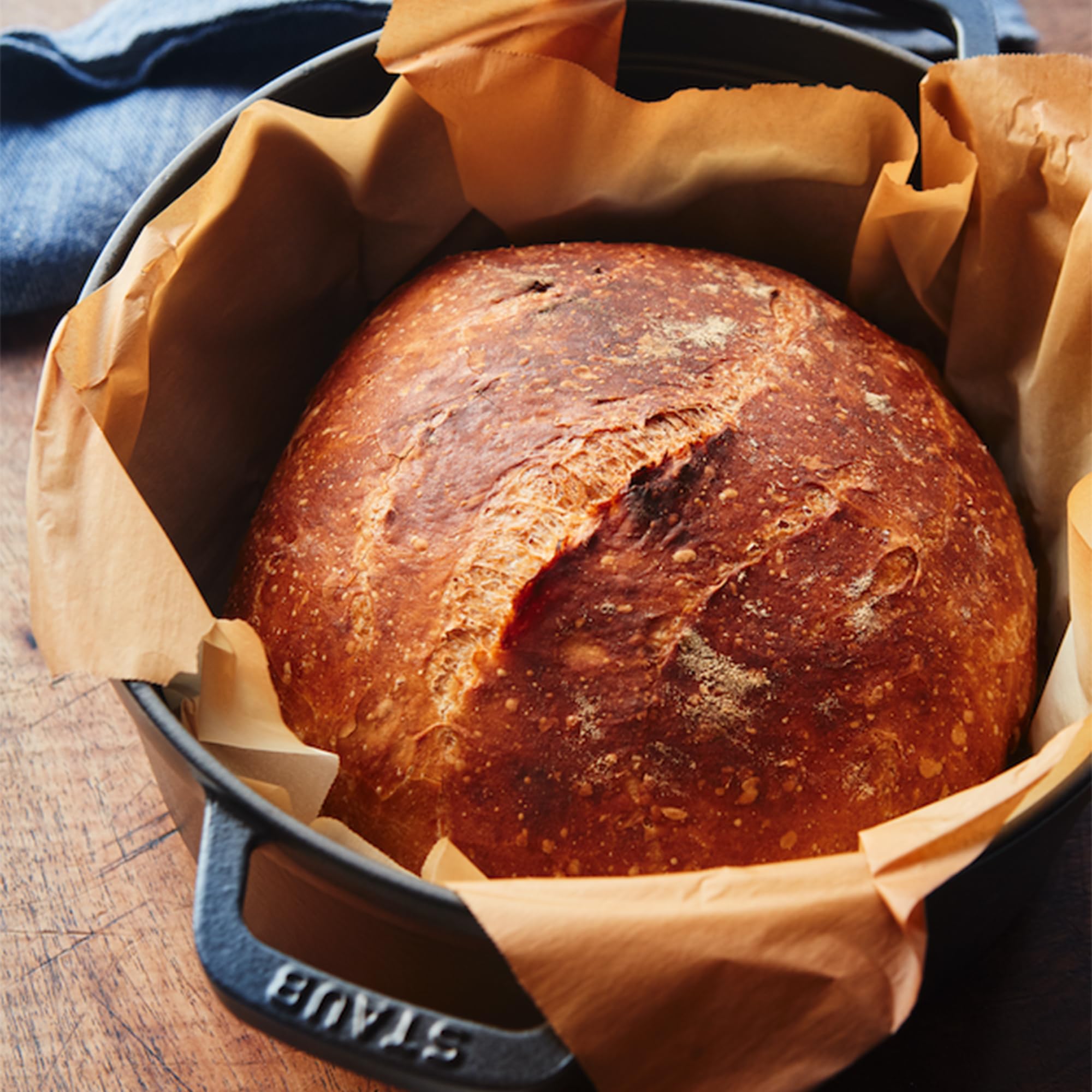 STAUB made-in-France cocotte elevates table presentation with durable enamel