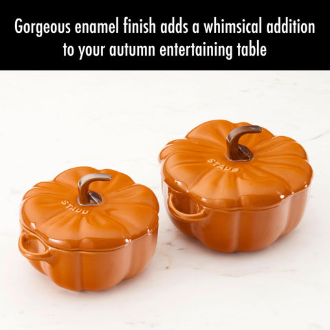 STAUB pumpkin evenly diffuses heat to keep meals warm