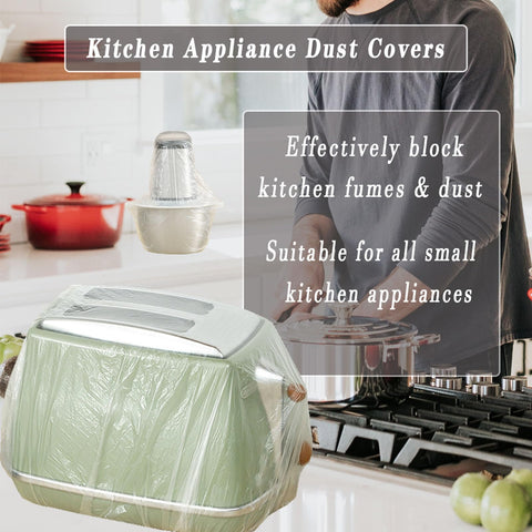 StayWILD dust cover on mixer reduces cleanup and keeps appliance visible