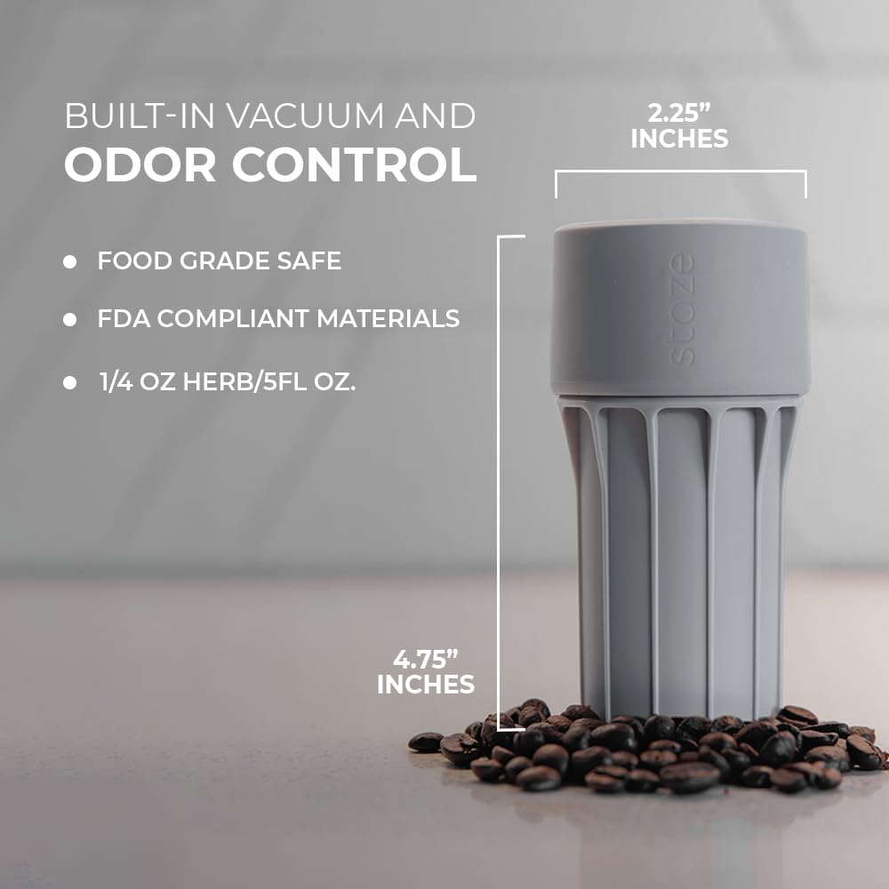 Staze Preserve portable jar ideal for on-the-go storage and travel use