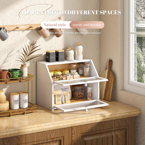 STDDRE large capacity holds multiple loaves muffins or snacks for easy access