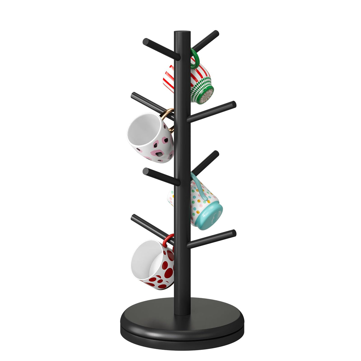 STDDRE mug-holder-tree 360-degree rotation for easy access to your cups