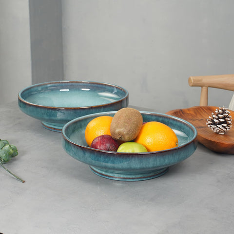 STE-CER pedestal fruit bowl doubles as decorative serving piece.