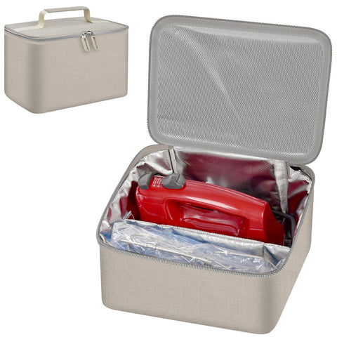 Steadtep bag front view for KitchenAid mixers keeps on-the-go storage tidy