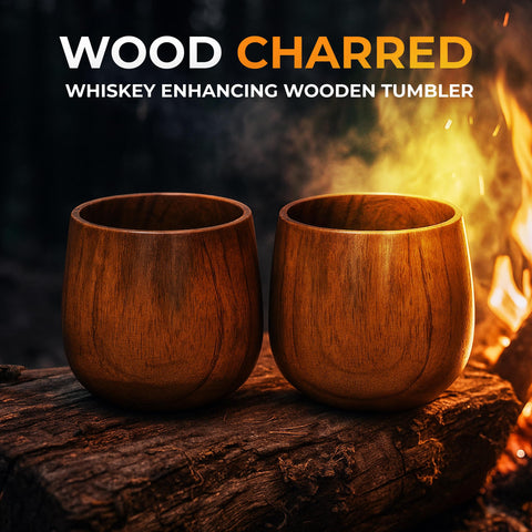 STEAKMAN XWOOD set on wood surface invites stylish whiskey rituals