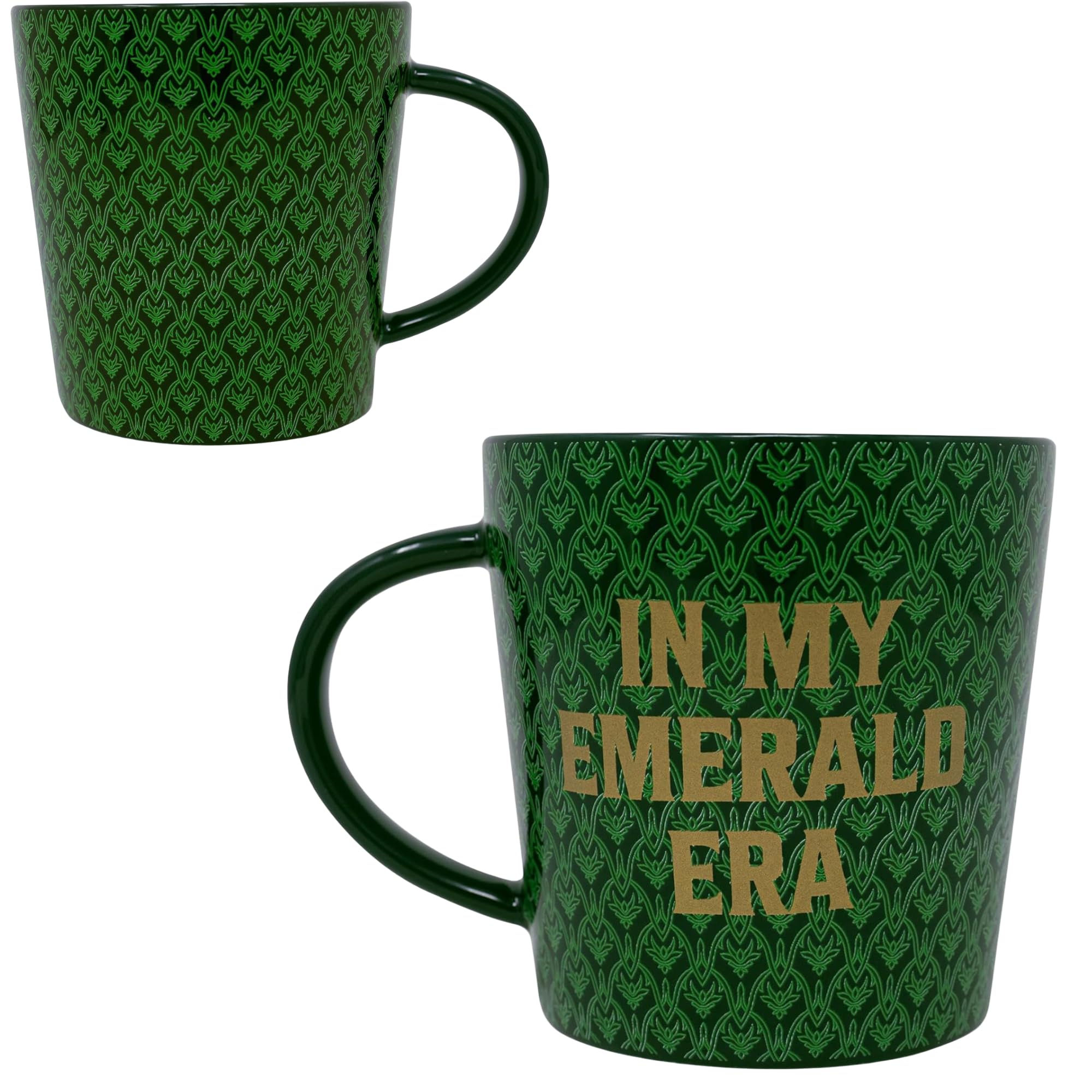 Steel Mill & Co Wicked Mug with emerald pattern for vibrant coffee moments.