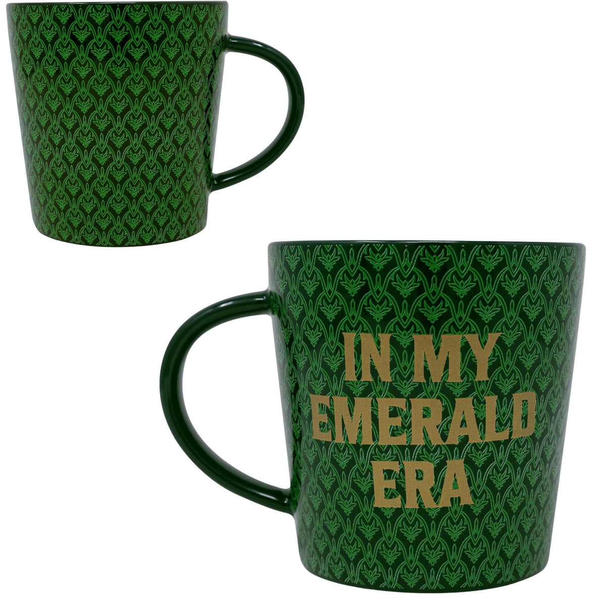 Steel Mill & Co Wicked Mug with emerald pattern for vibrant coffee moments.