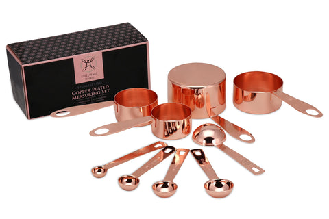 Steelware Central copper-finish set resists rust and stains