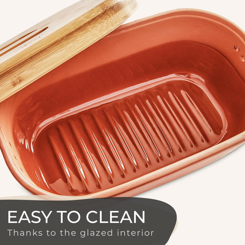 Steinzeit kitchen countertop bread storage with stylish finish