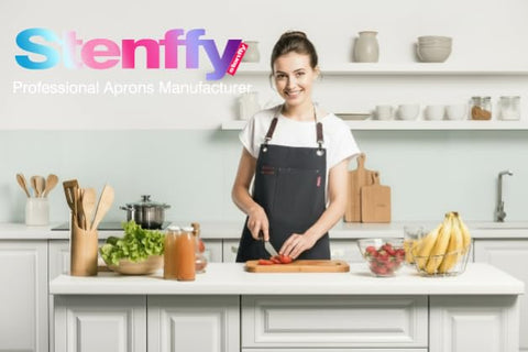 Stenffy apron durable black finish suits workspaces and home hobbies.