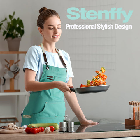 Stenffy apron suits gardening, painting, BBQ, and crafts for versatile use.