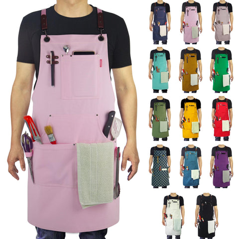 Stenffy kitchen apron canvas material for durable daily use