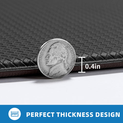 StepAura kitchen mat non-slip base stays firmly in place on tile or wood