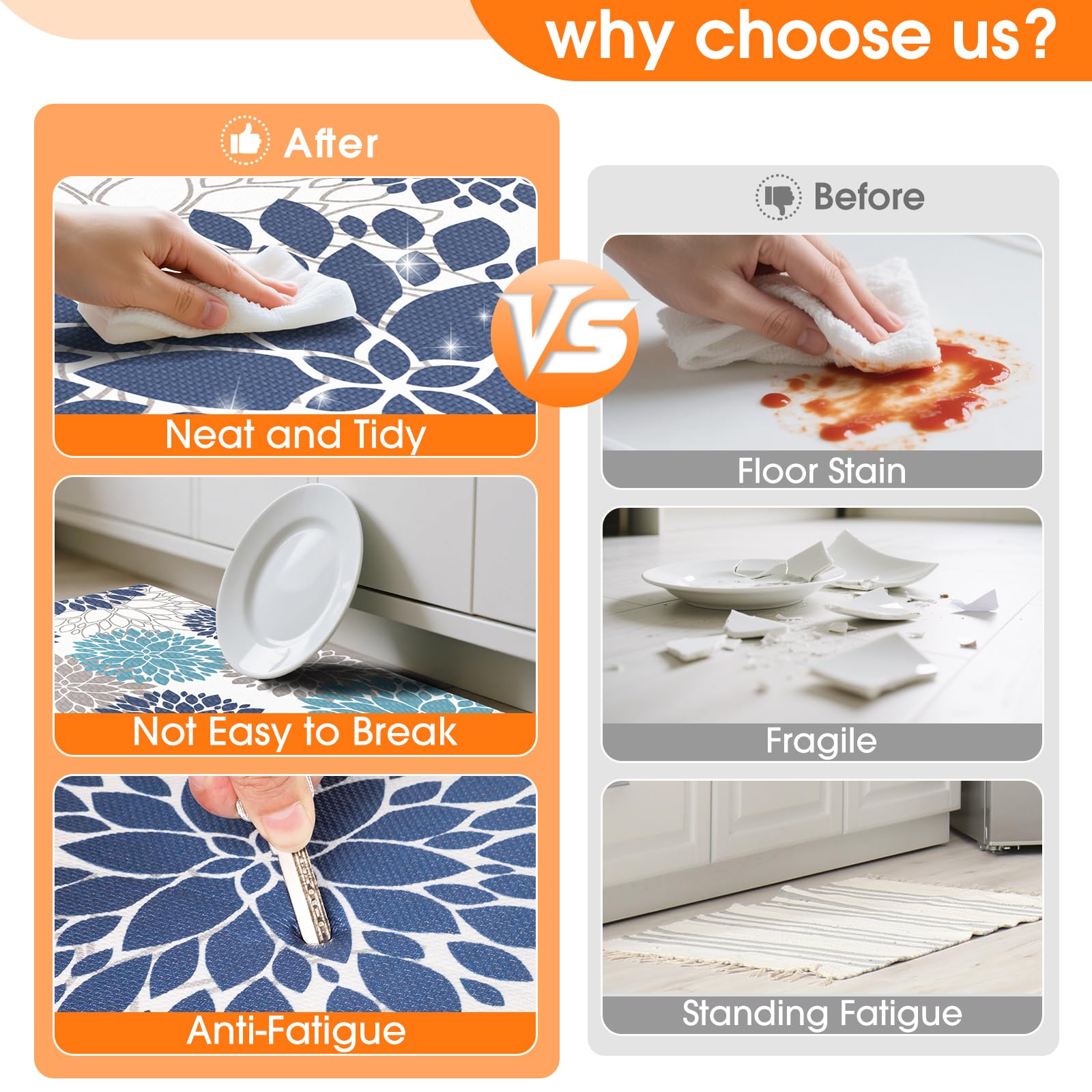 StepLively non-slip base keeps you steady on slippery kitchen floors