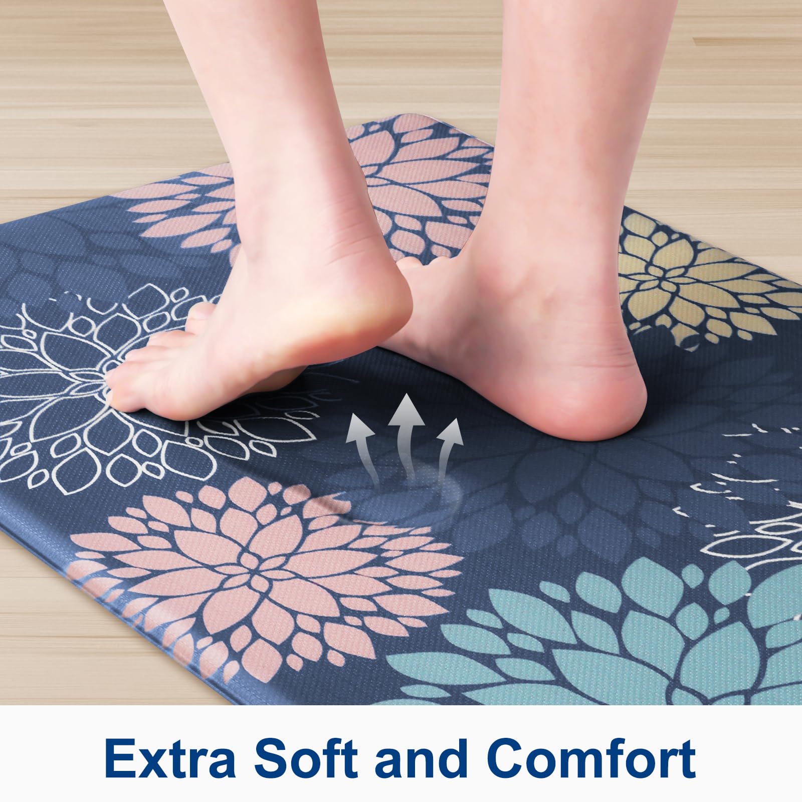 StepLively long runner covers kitchen aisles for extended coverage.